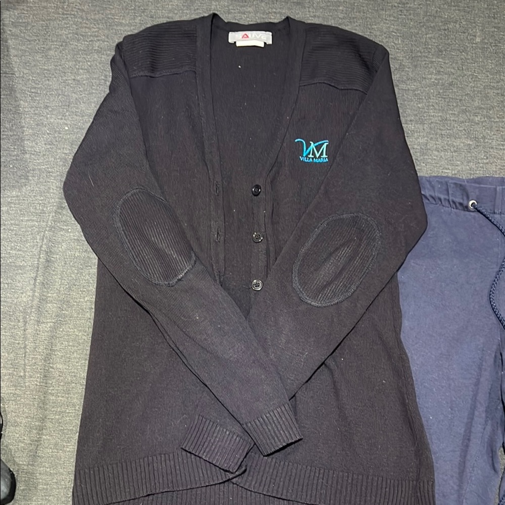 Villa Maria Cardigan with Logo